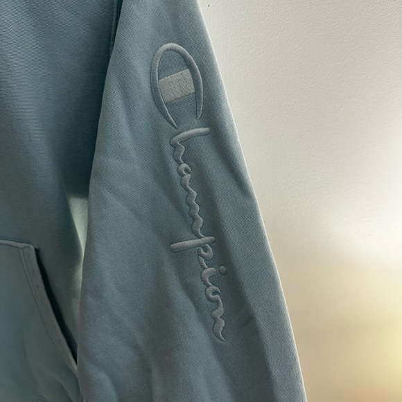 Champion Baby Blue Boyfriend Hoodie - Picture 6 of 6